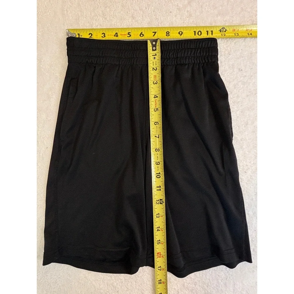 Cat & Jack Boys Black Athletic Shorts Size Medium 8/10 Elastic Waist Mesh‎ Gym